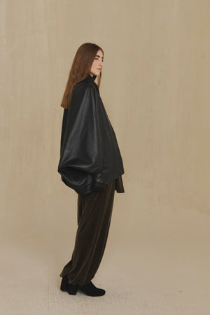 Opalo, chaqueta amplia burdeos maltinto