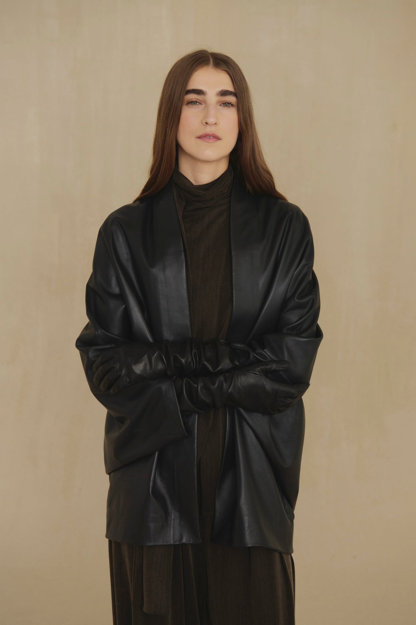 Opalo, chaqueta amplia burdeos maltinto