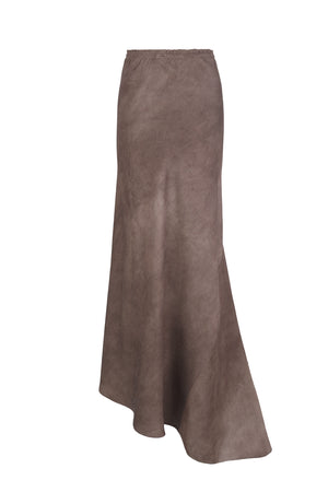 Opalo, fade cocoa asymmetrical skirt