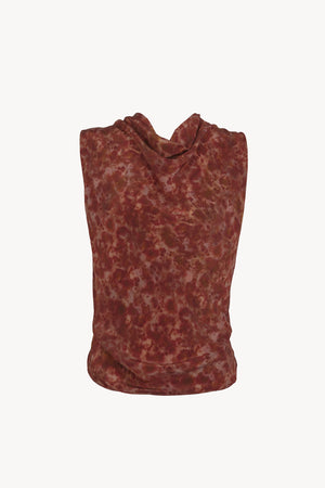 Opalo, espurna print silk top