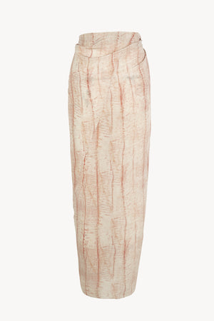 Pareo, falda de seda irony print