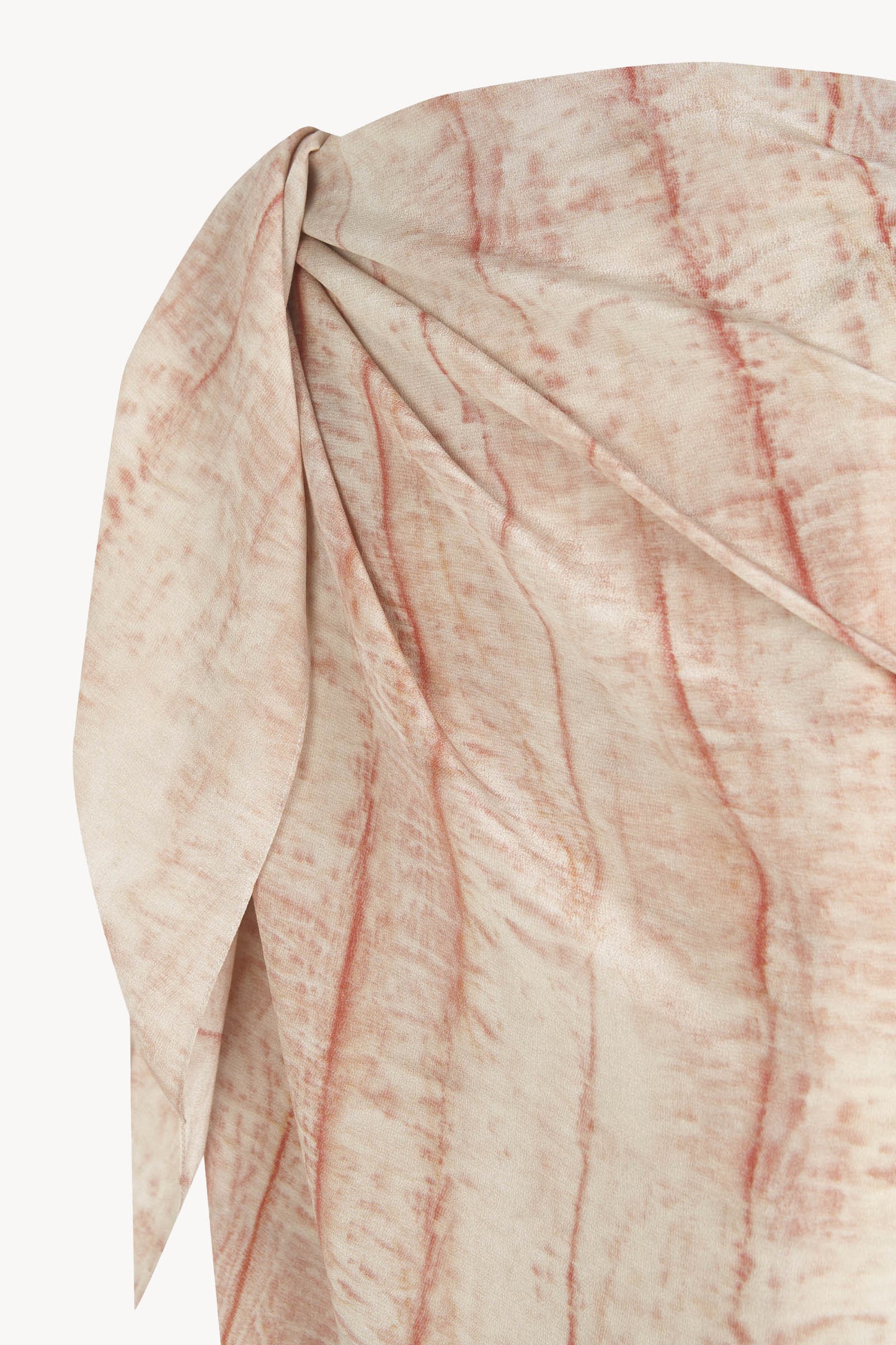 Pareo, falda de seda irony print