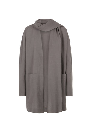 Patti, chaqueta en lana virgen gris
