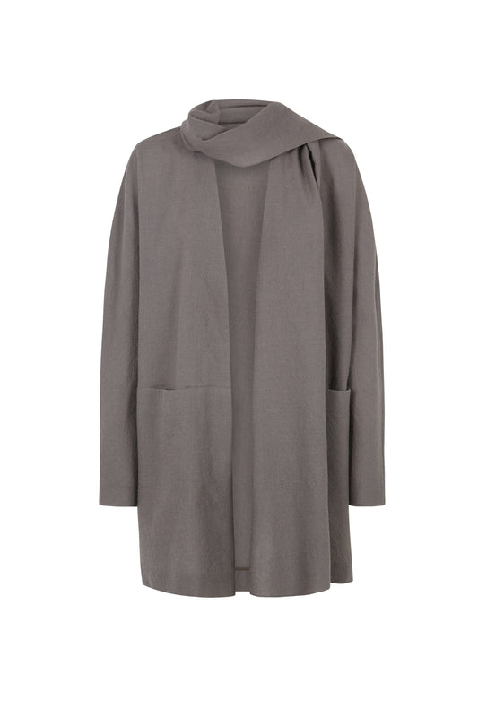 Patti, gray virgin wool jacket
