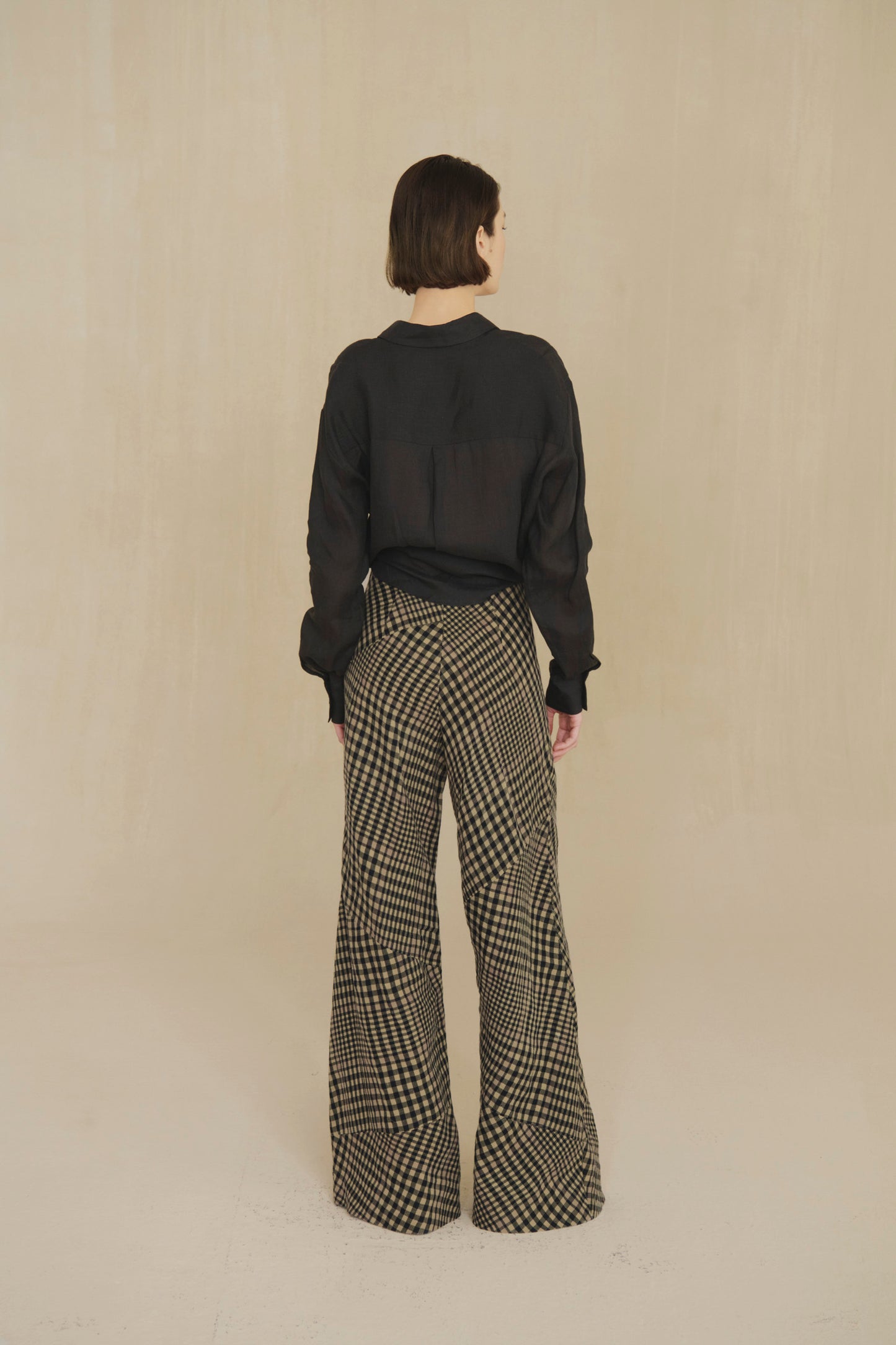 Dennis, camisa oversize de ramio negro