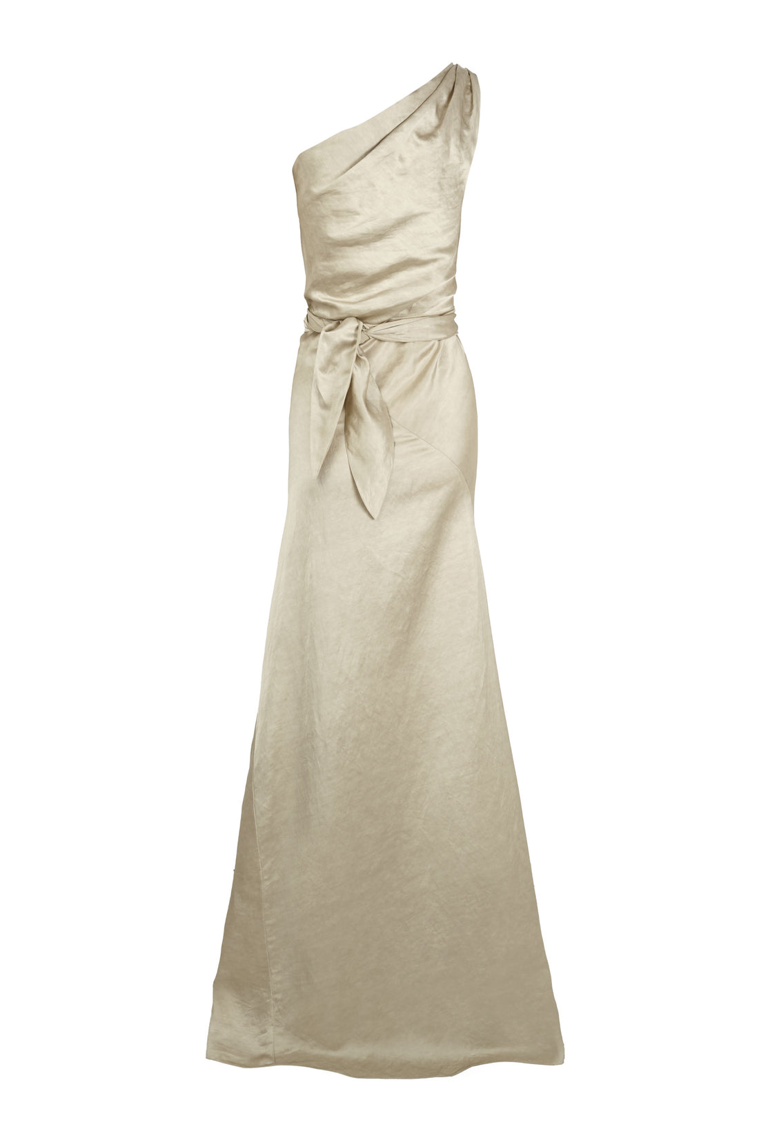 Cortana Paz, vestido largo nacar1