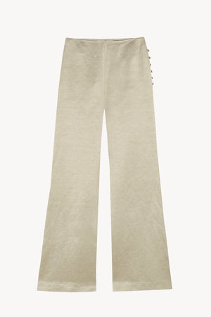 Paz, pantalon de campana nacar