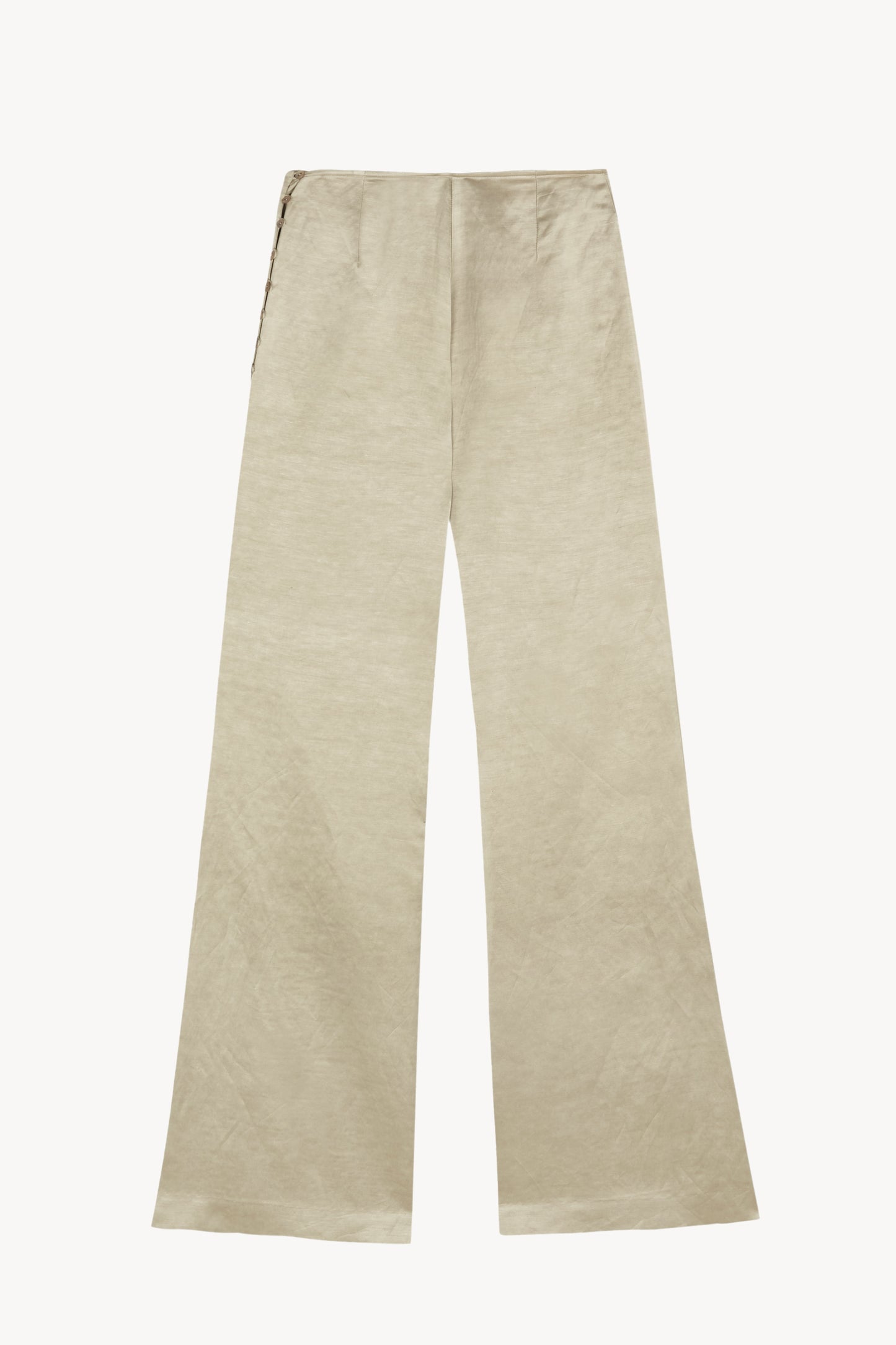 Paz, pantalon de campana nacar