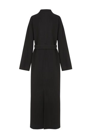 Penumbra, black double-face coat