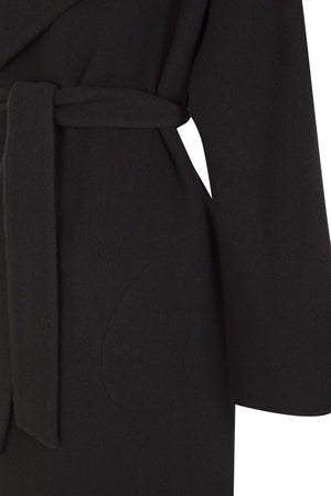 Penumbra, black double-face coat