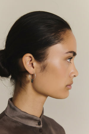 Petra, silver earrings