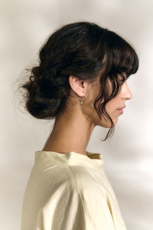 Petra, silver earrings