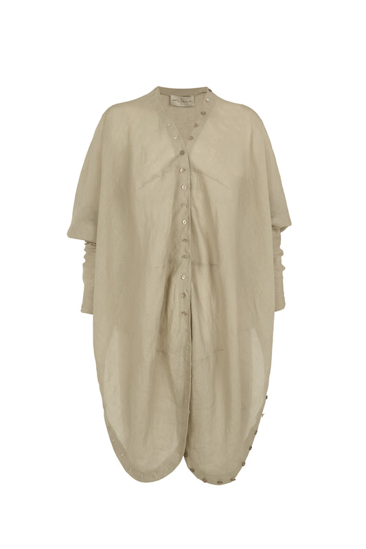 Piano, sage green transformable blouse