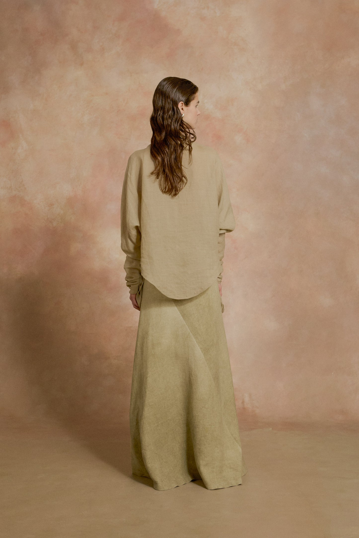 Piano, sage green transformable blouse