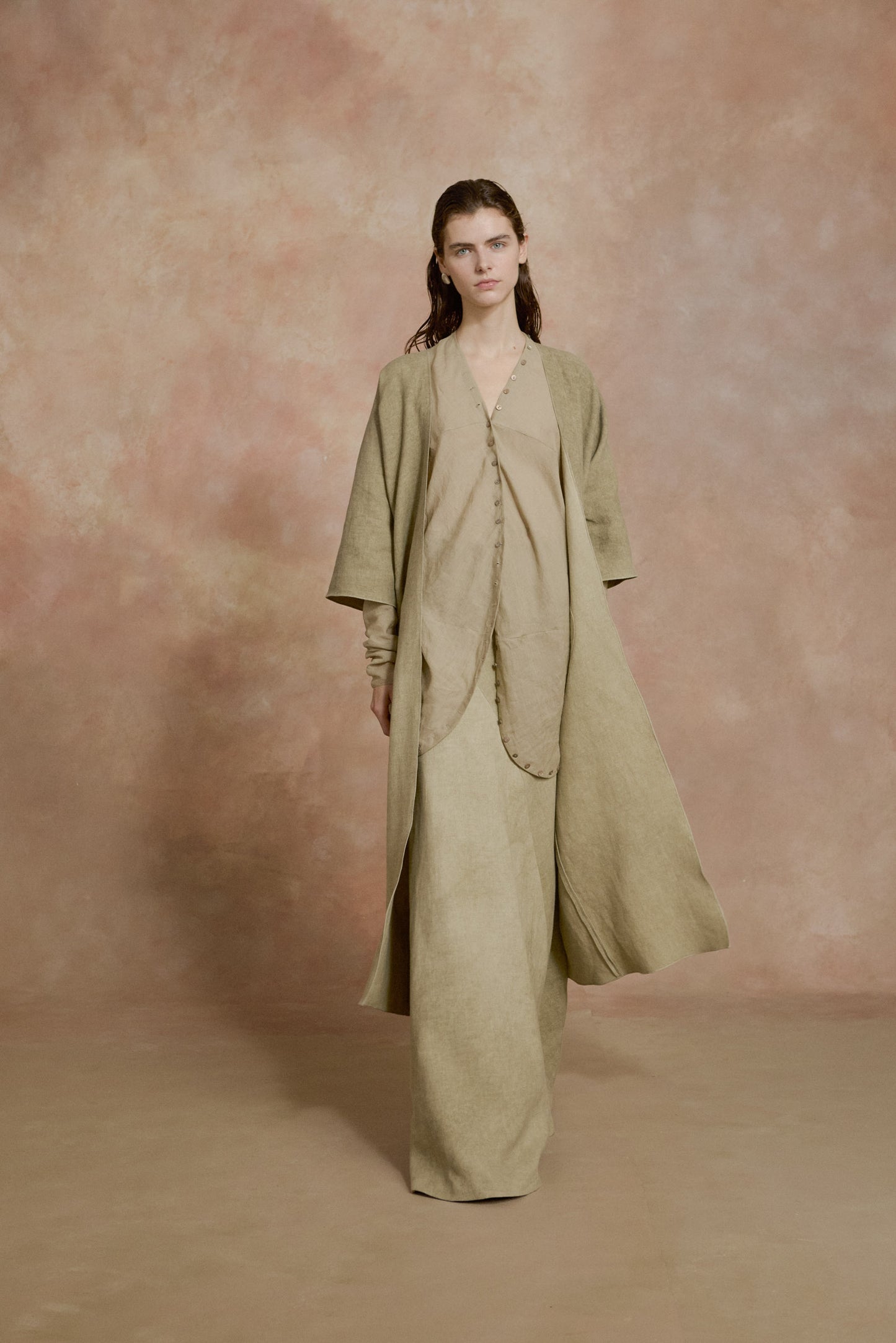 Piano, sage green transformable blouse