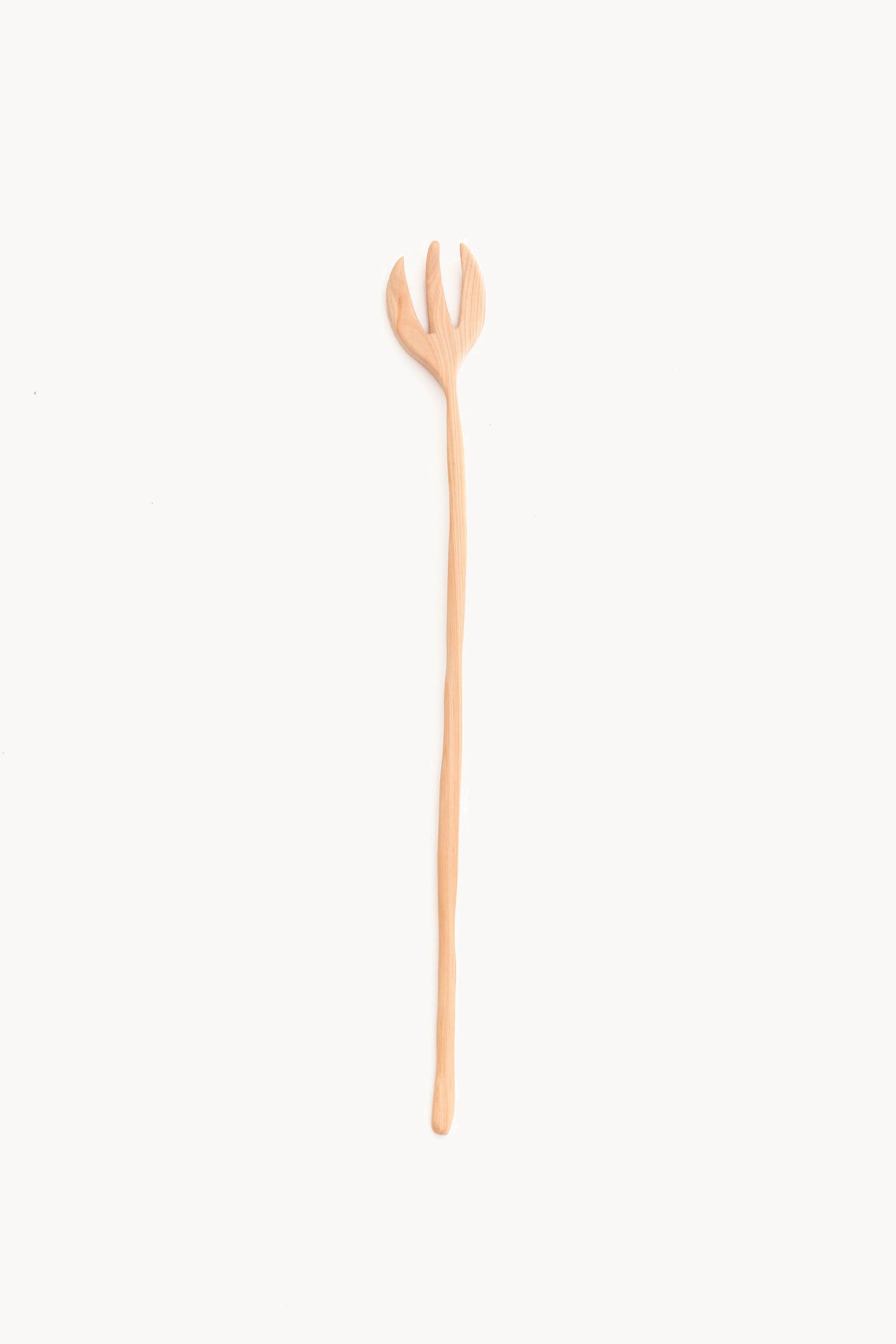 Tenedor de madera para ensaladas