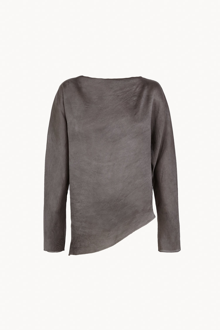 Pola, top de organza malva maltinto