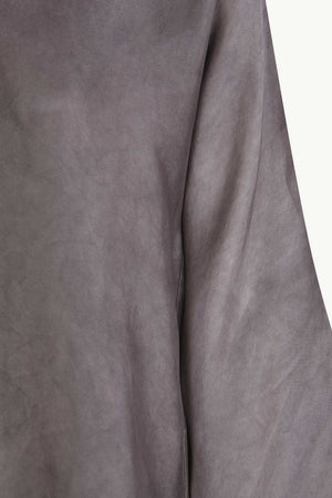 Poline, fade mauve long organza shirt