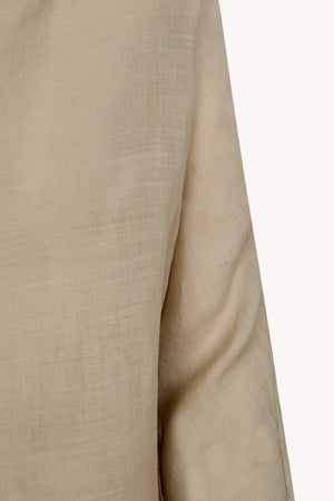 Poona, beige ramie top