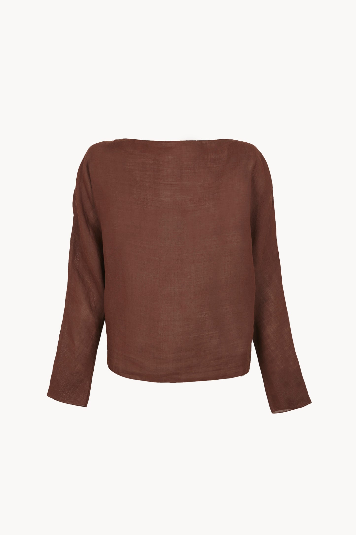 Poona, toasted red ramie top