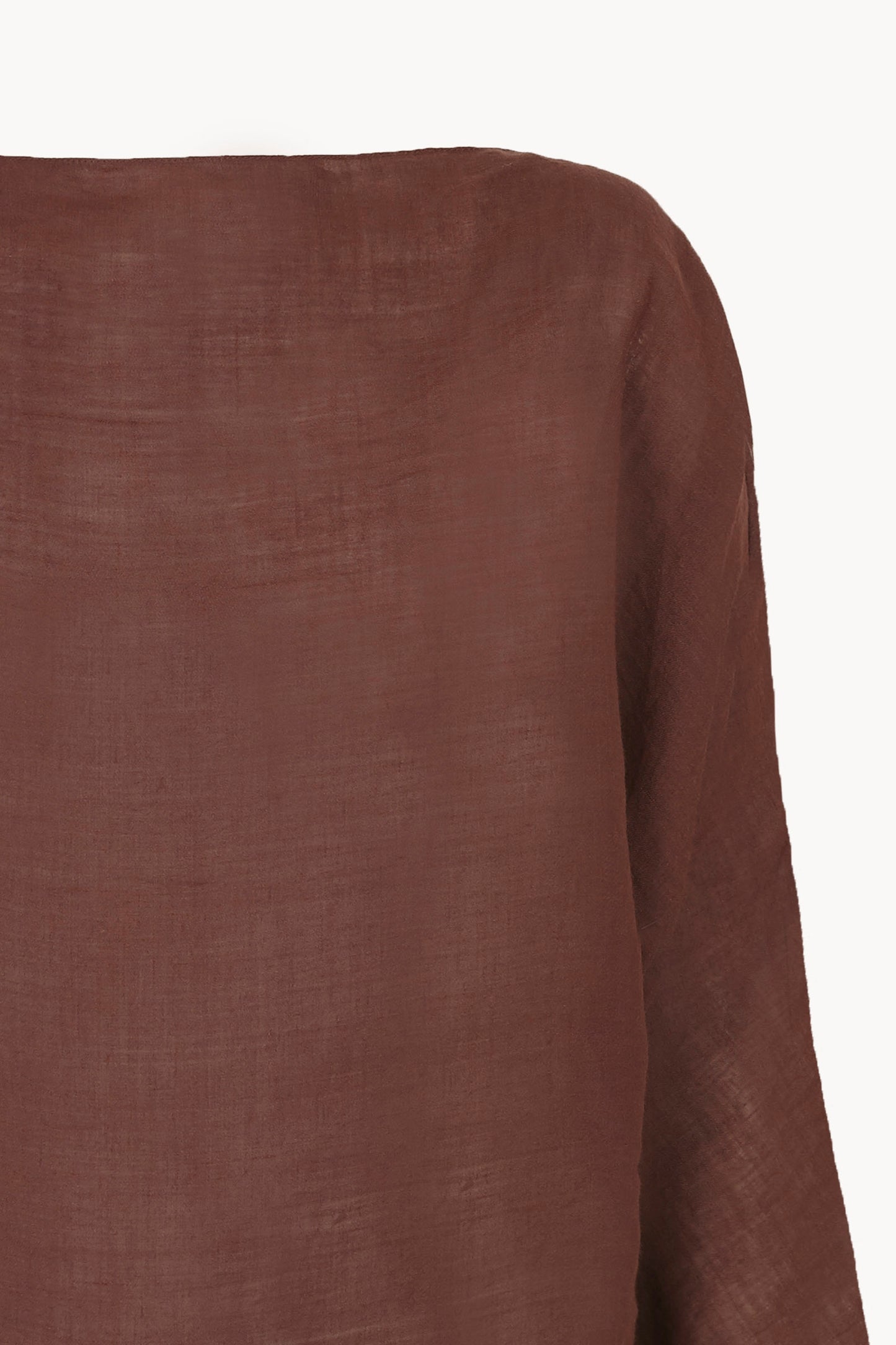 Poona, toasted red ramie top