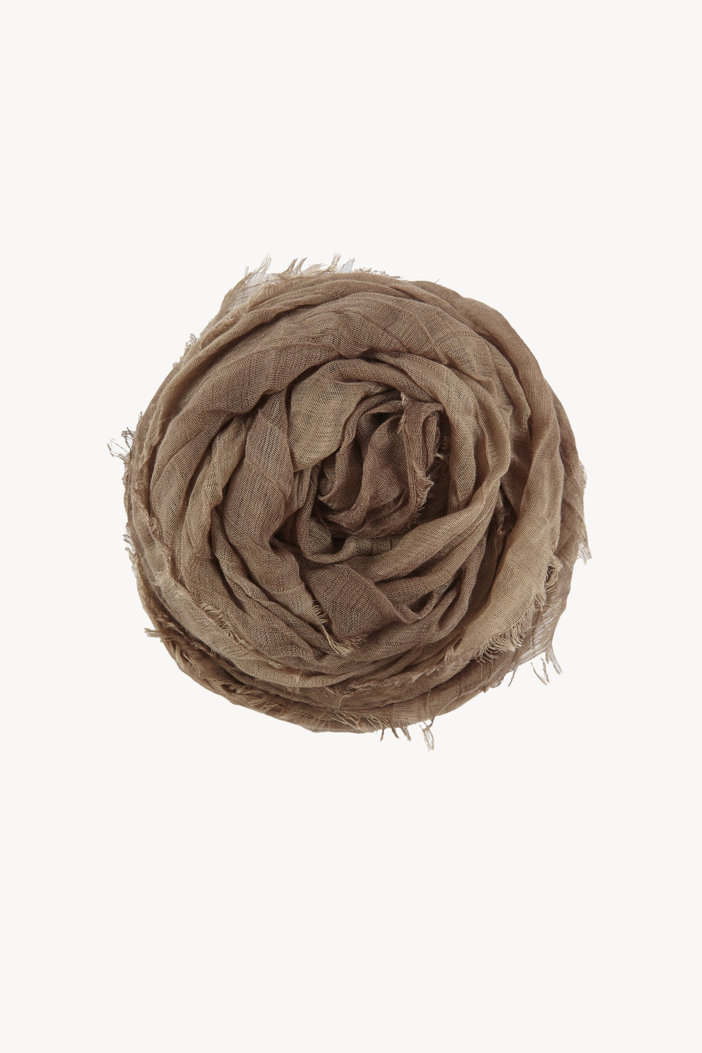 Postal, mink striped cashmere and silk foulard