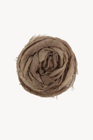 Postal, mink striped cashmere and silk foulard