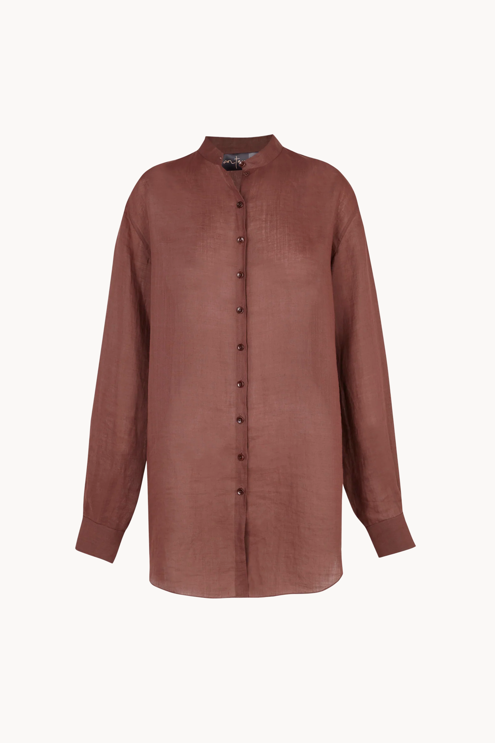Raoul, blush ramie shirt