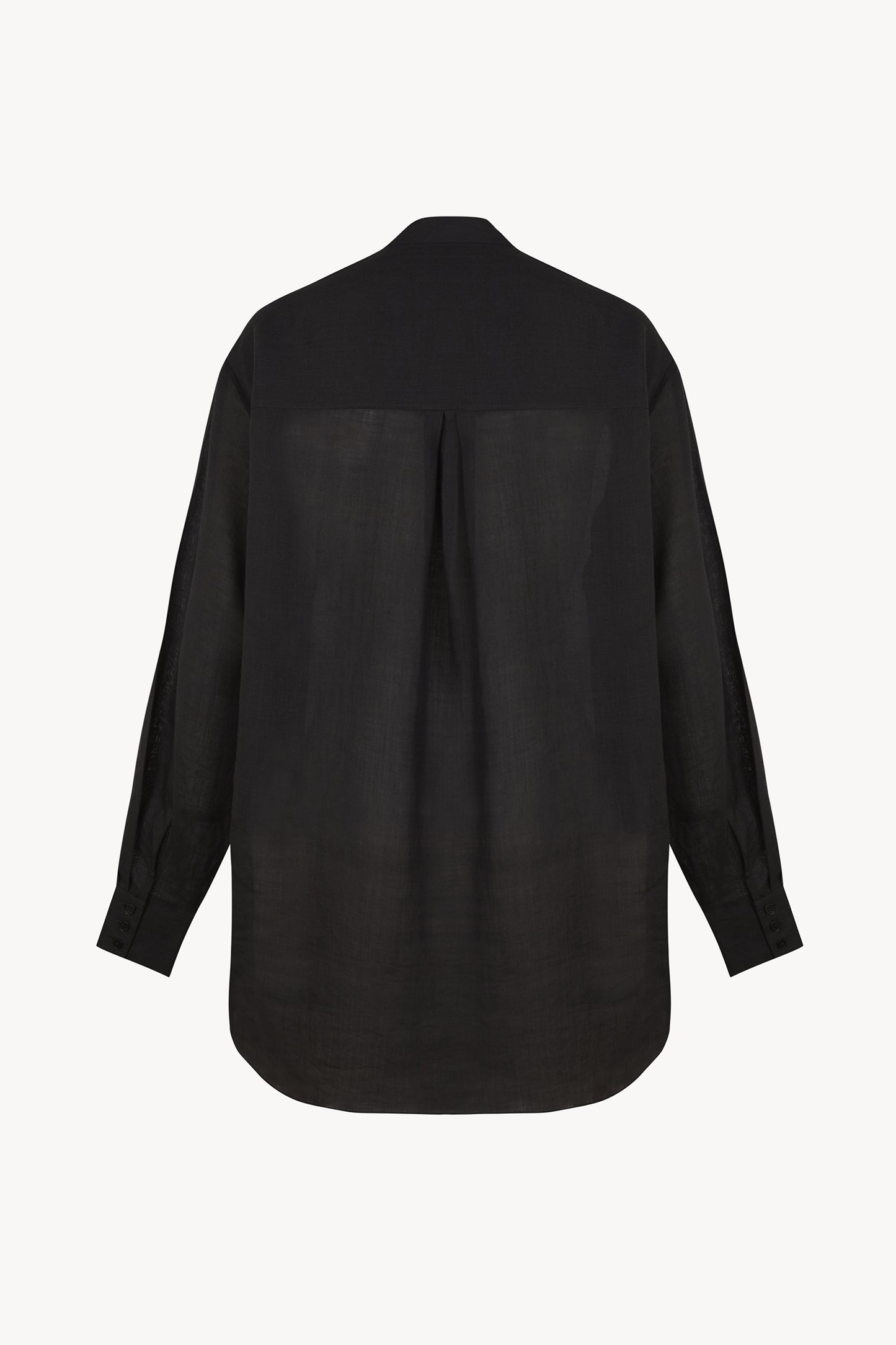 Raoul, grey oversized ramie shirt