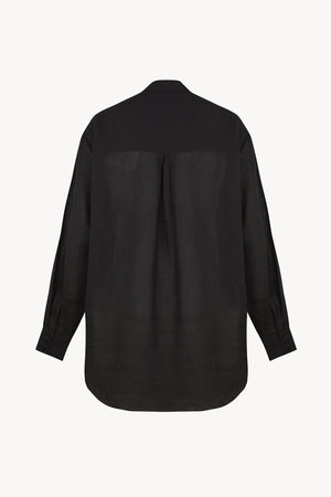 Raoul, grey oversized ramie shirt