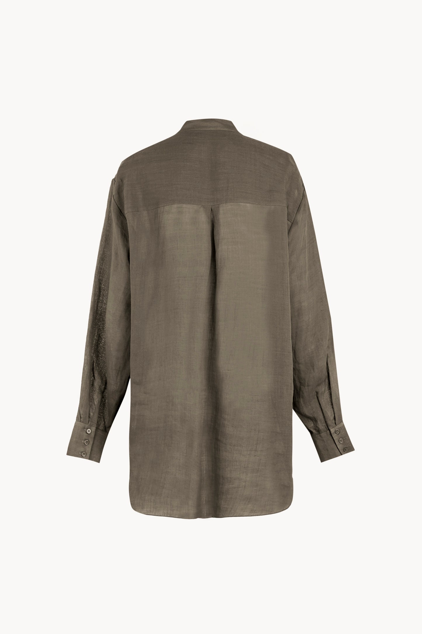 Raoul, camisa de ramio verde gris