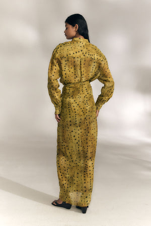 Raoul, camisa de ramio llimona print