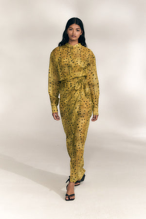 Raoul, camisa de ramio llimona print