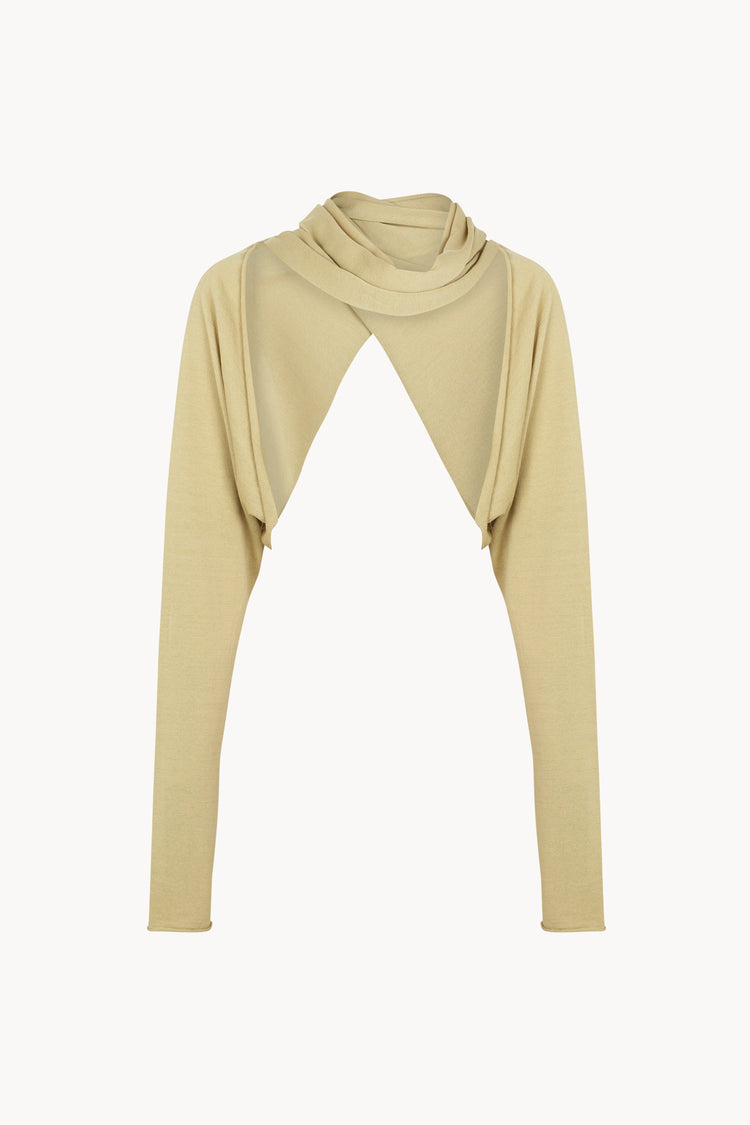 Reik, chaqueta de punto kaki claro