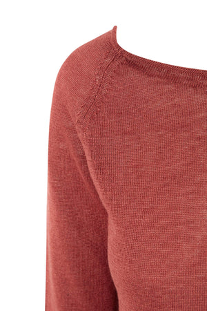 Rinen, cherry linen knit jumper