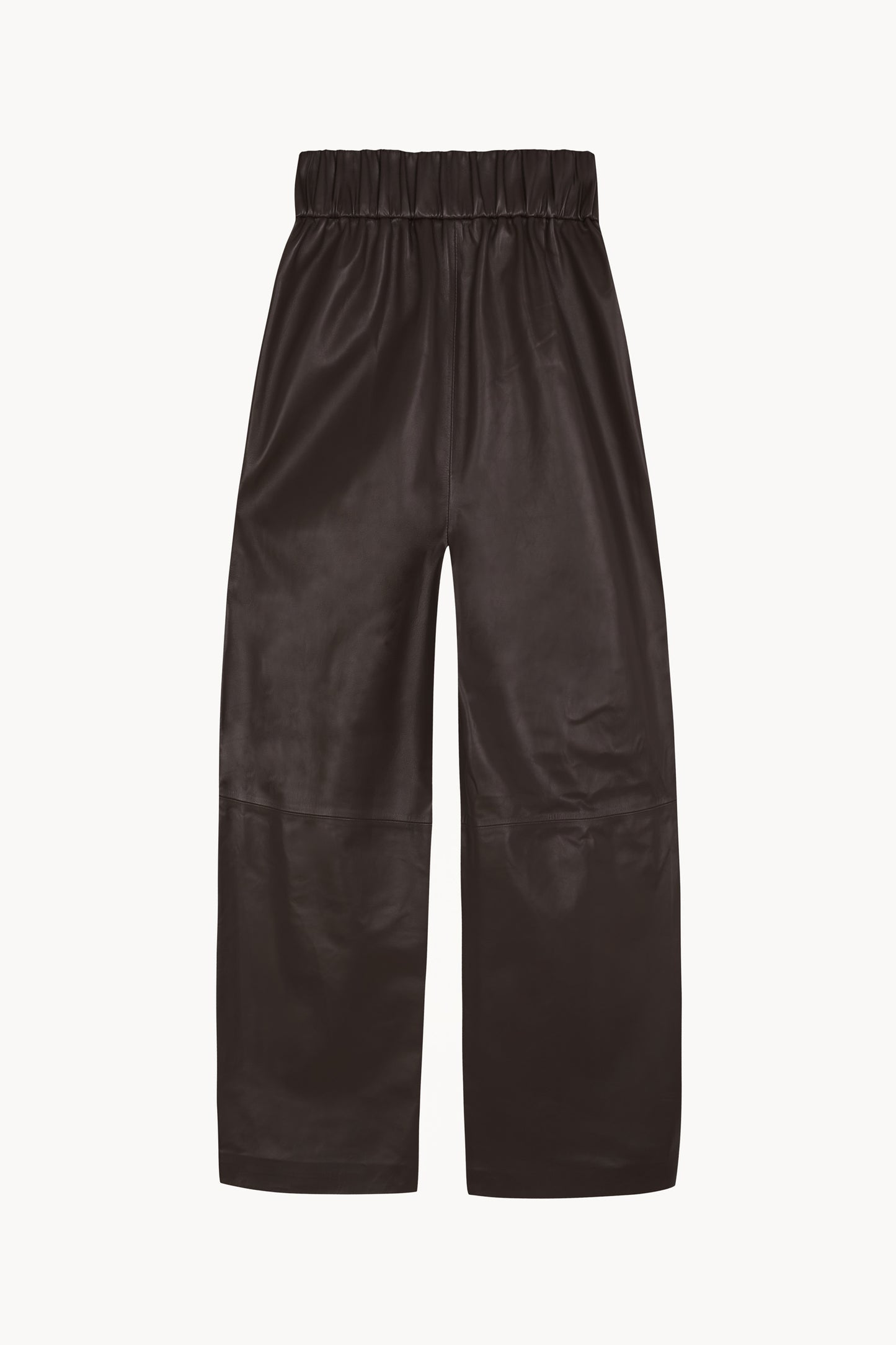 Rocco, pantalon de piel marron oscuro