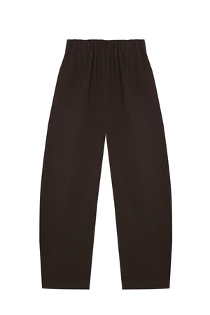 Rocco, pantalon de lino y lana virgen chocolate