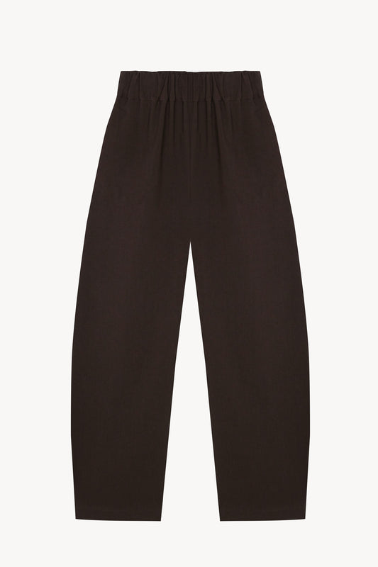 Rocco, pantalon de lino y lana virgen chocolate