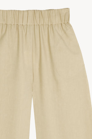 Rocco, pantalon de lino y lana virgen arena