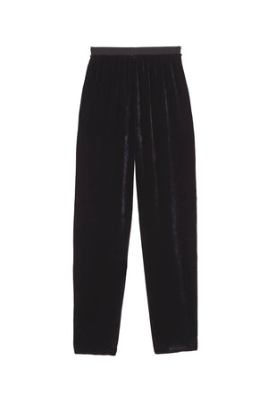 Roisin, black velvet pants