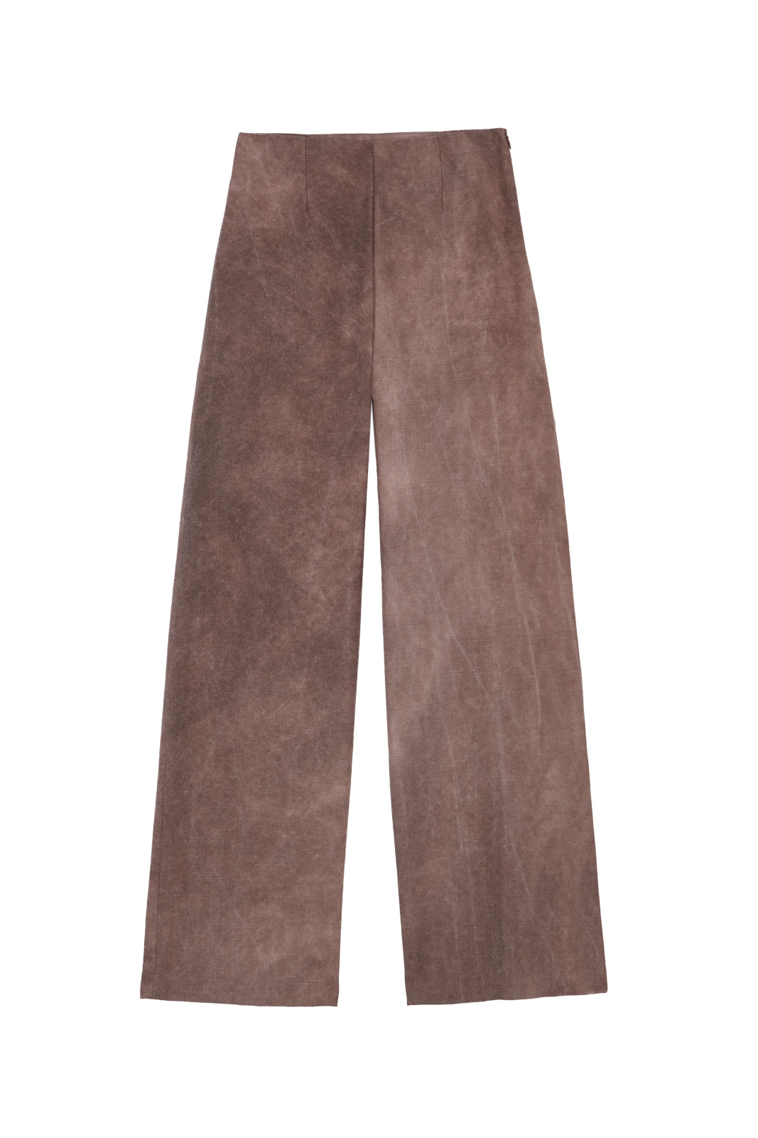 Ruth, pantalon de talle alto fade clay