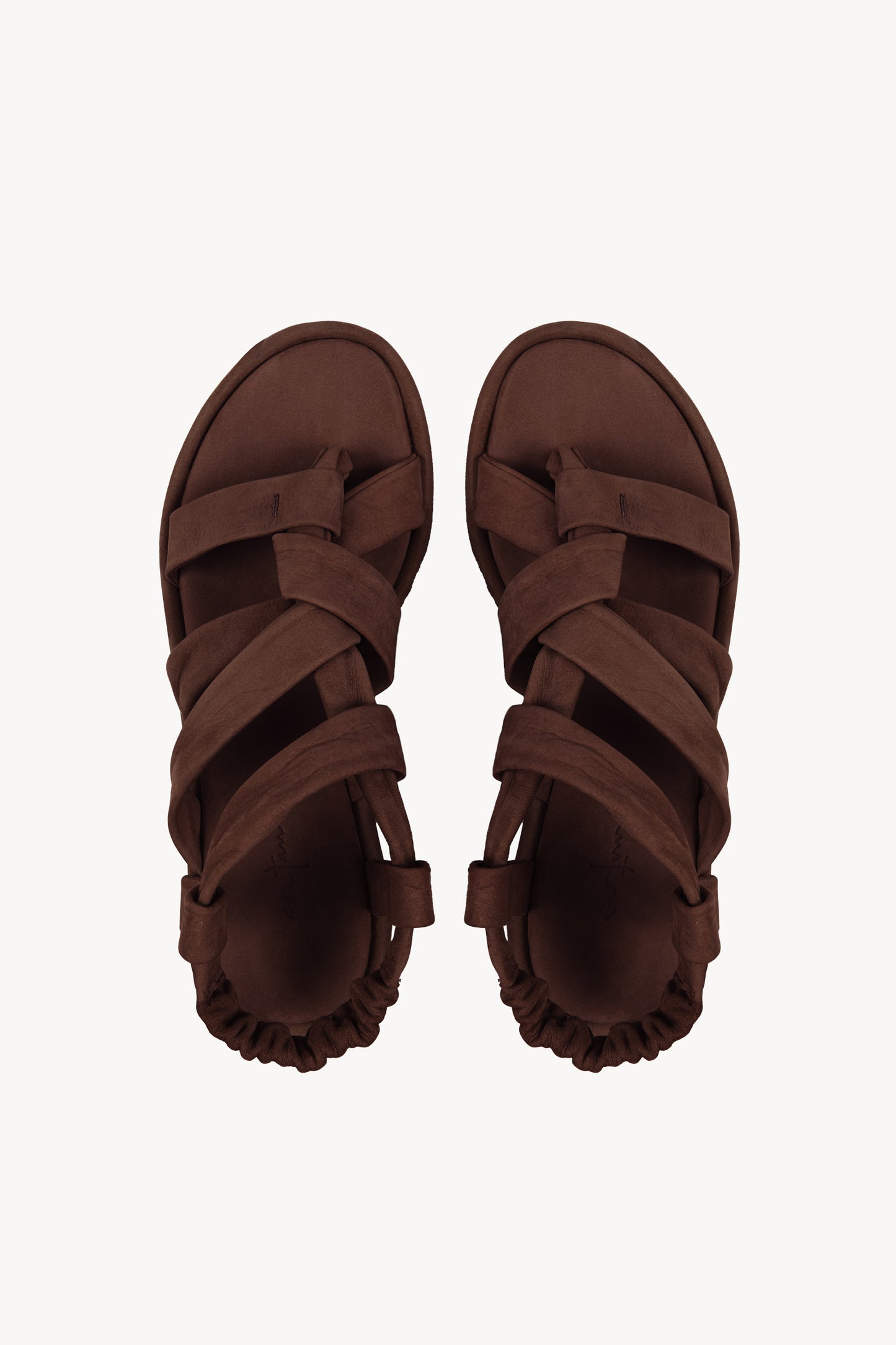 Ryo, sandalia de plataforma granate oscuro