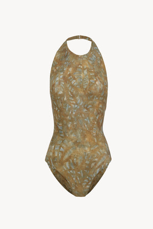 Ryo, trap print swimsuit