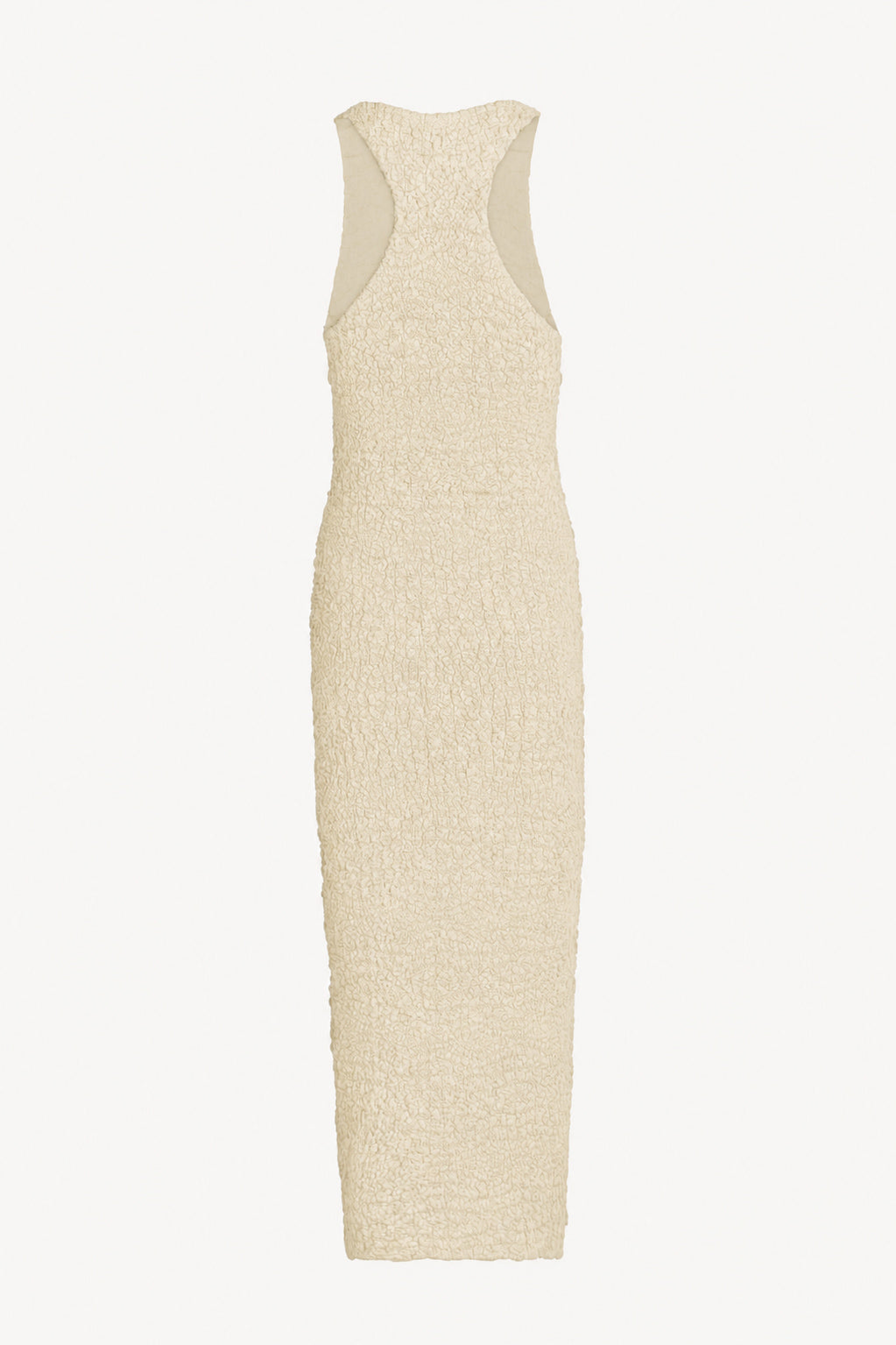 Sabine, ivory textured knit midi dress