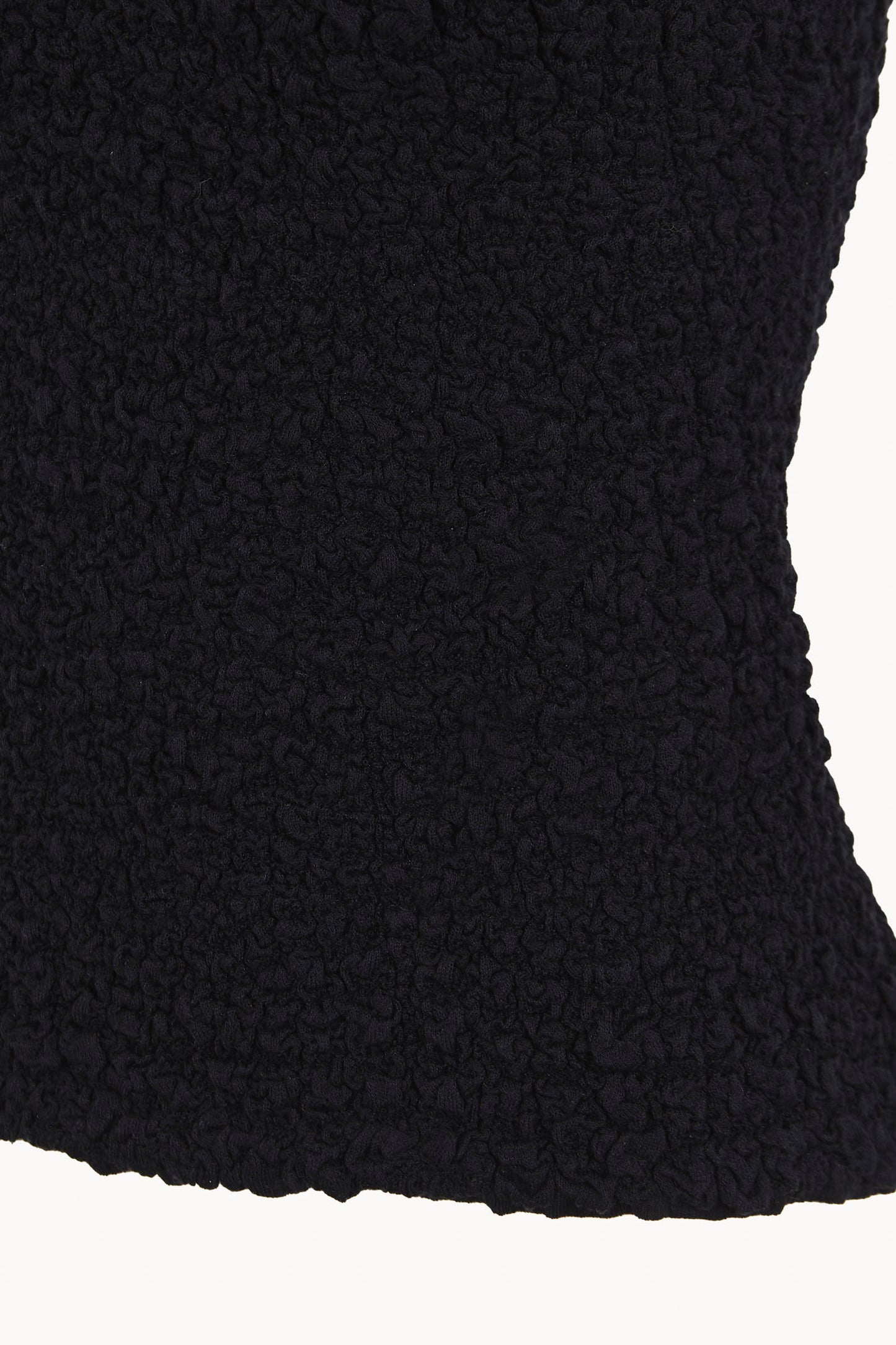 Sabine, black textured knit top