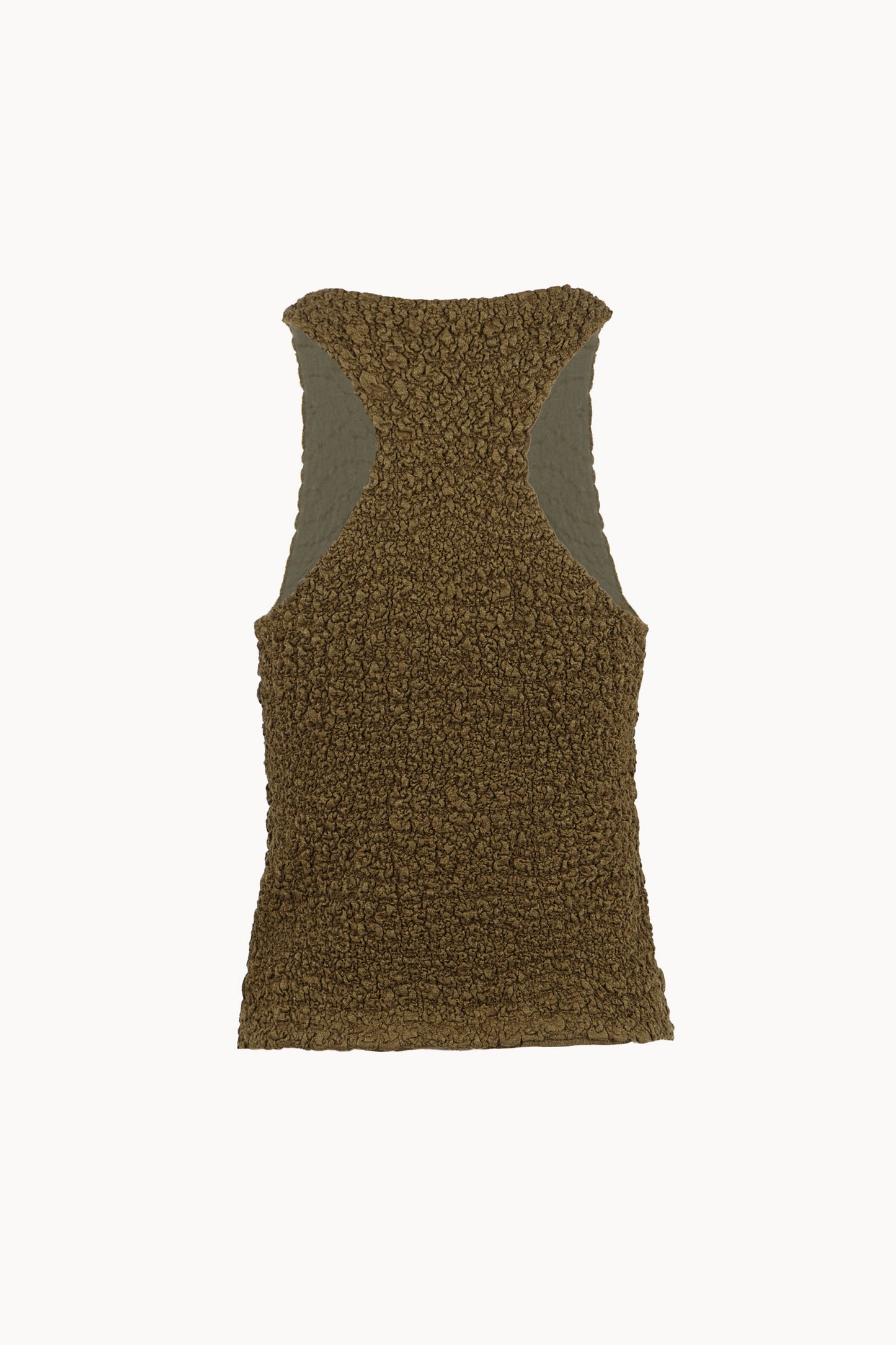 Sabine, khaki textured knit top