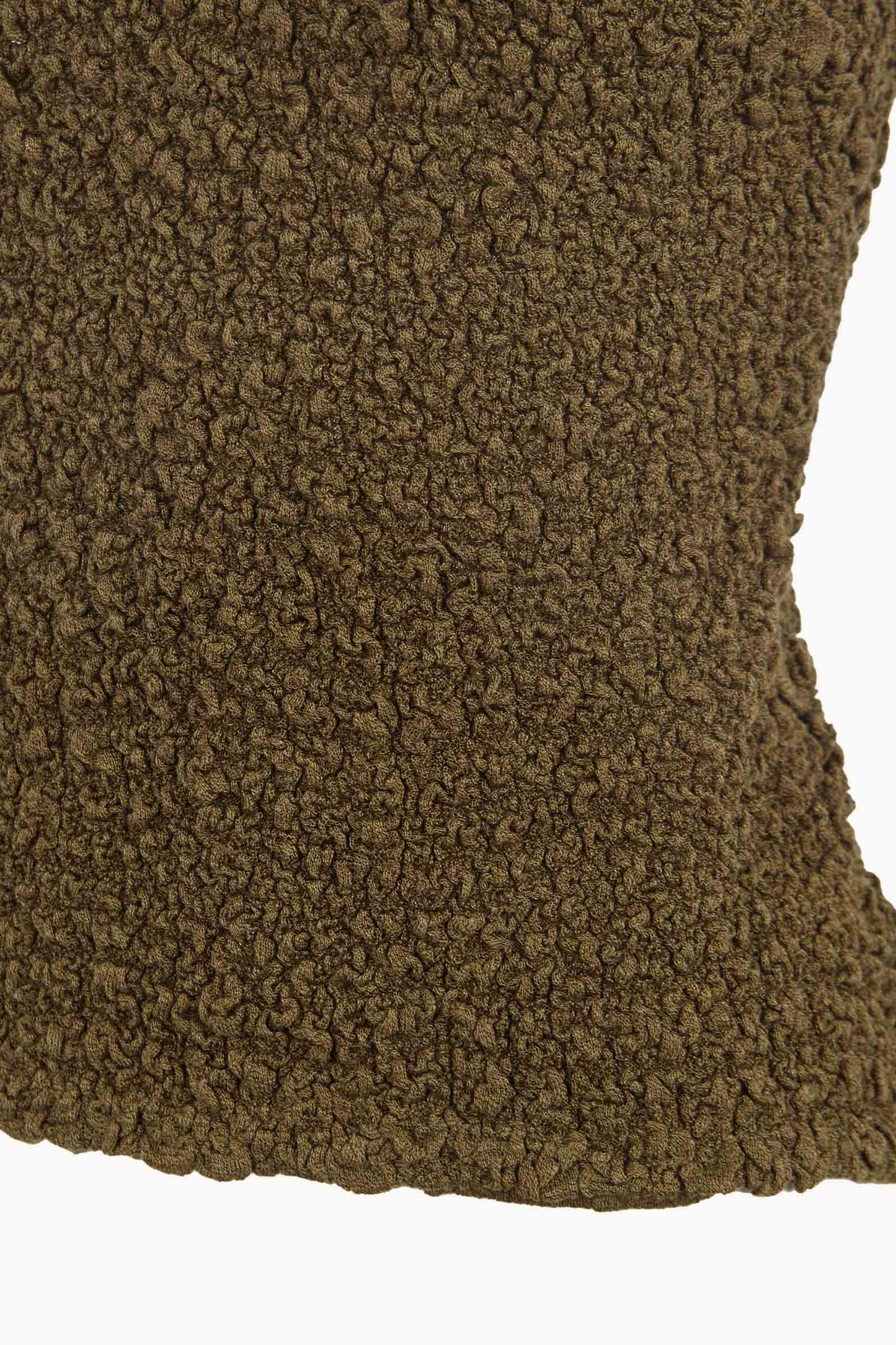 Sabine, khaki textured knit top