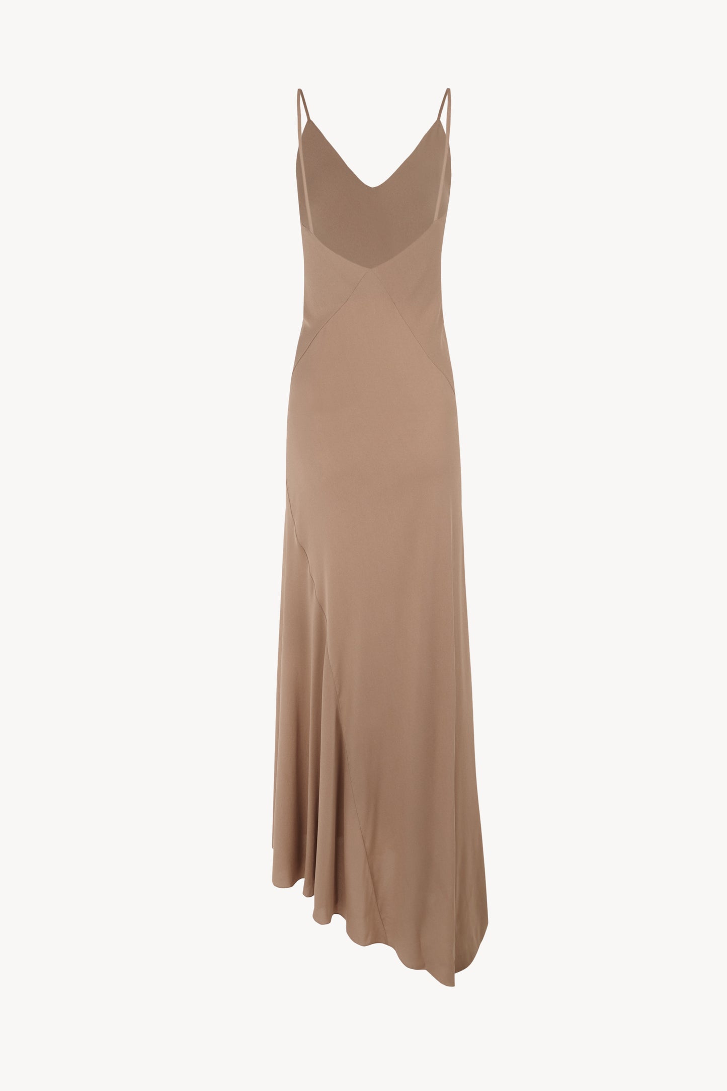 Sabrina, cocoa stretch silk dress