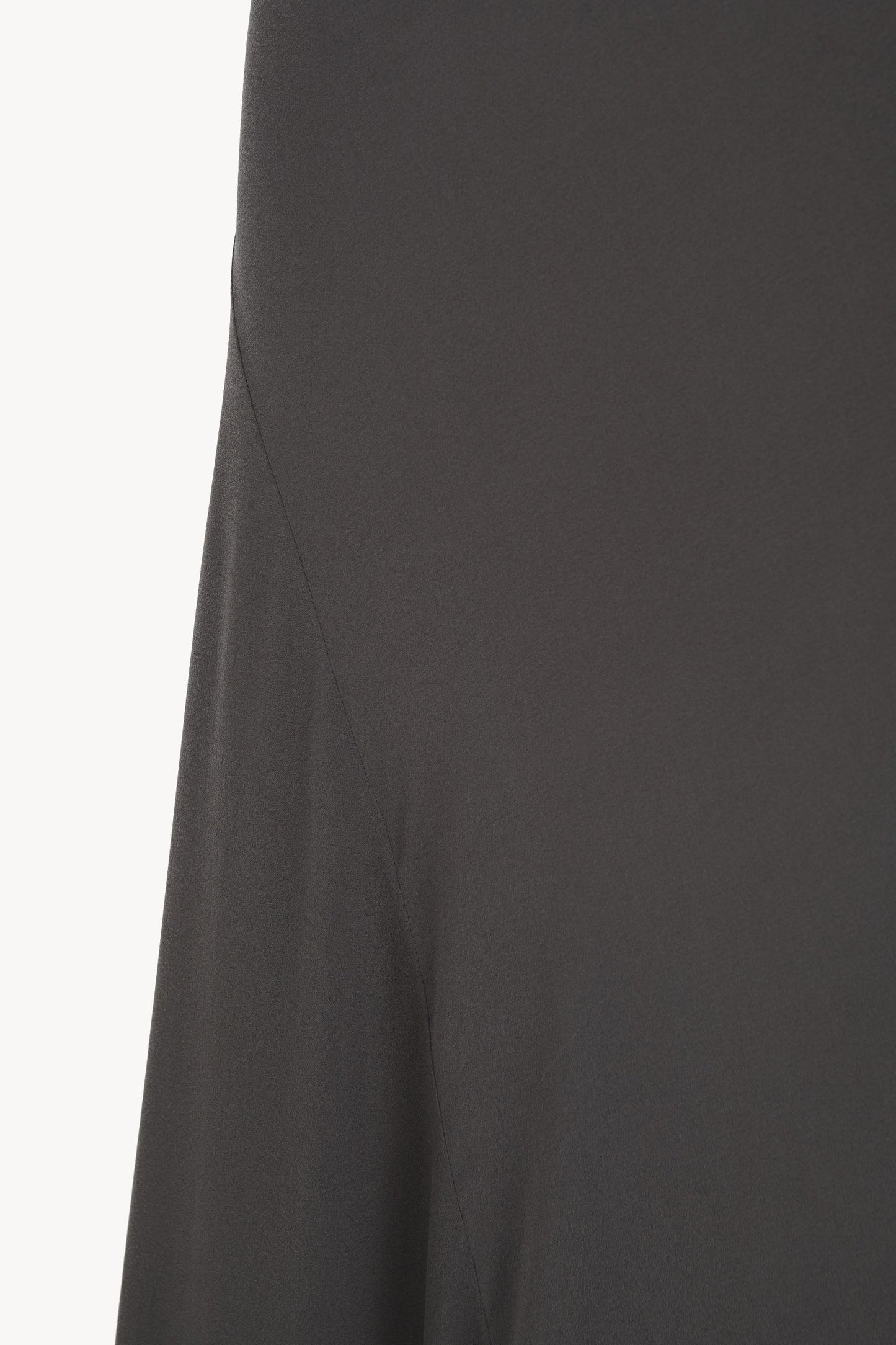 Sabrina, graphite stretch silk dress