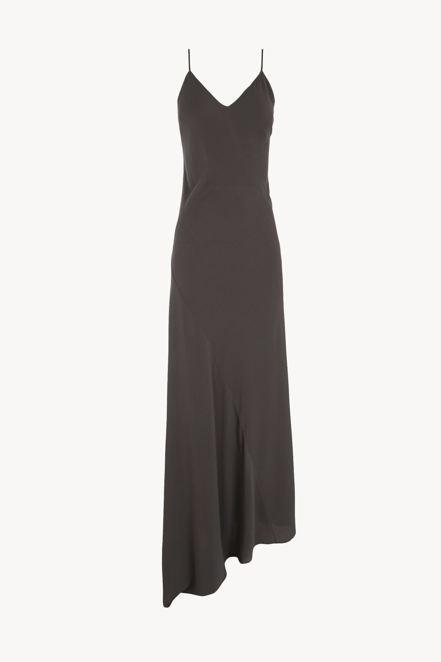 Cortana - Sabrina, graphite stretch silk dress Cortana - Sabrina, graphite stretch silk dress
